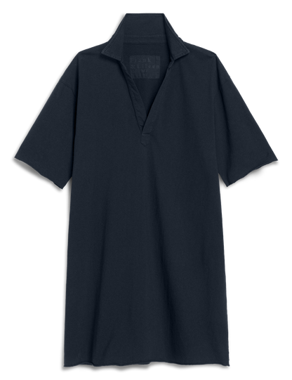 Frank & Eileen Mini Emma Popover Henley Dress Vintage Jersey British Royal Navy